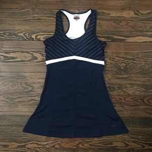 bollé | navy and white tennis dress | small
